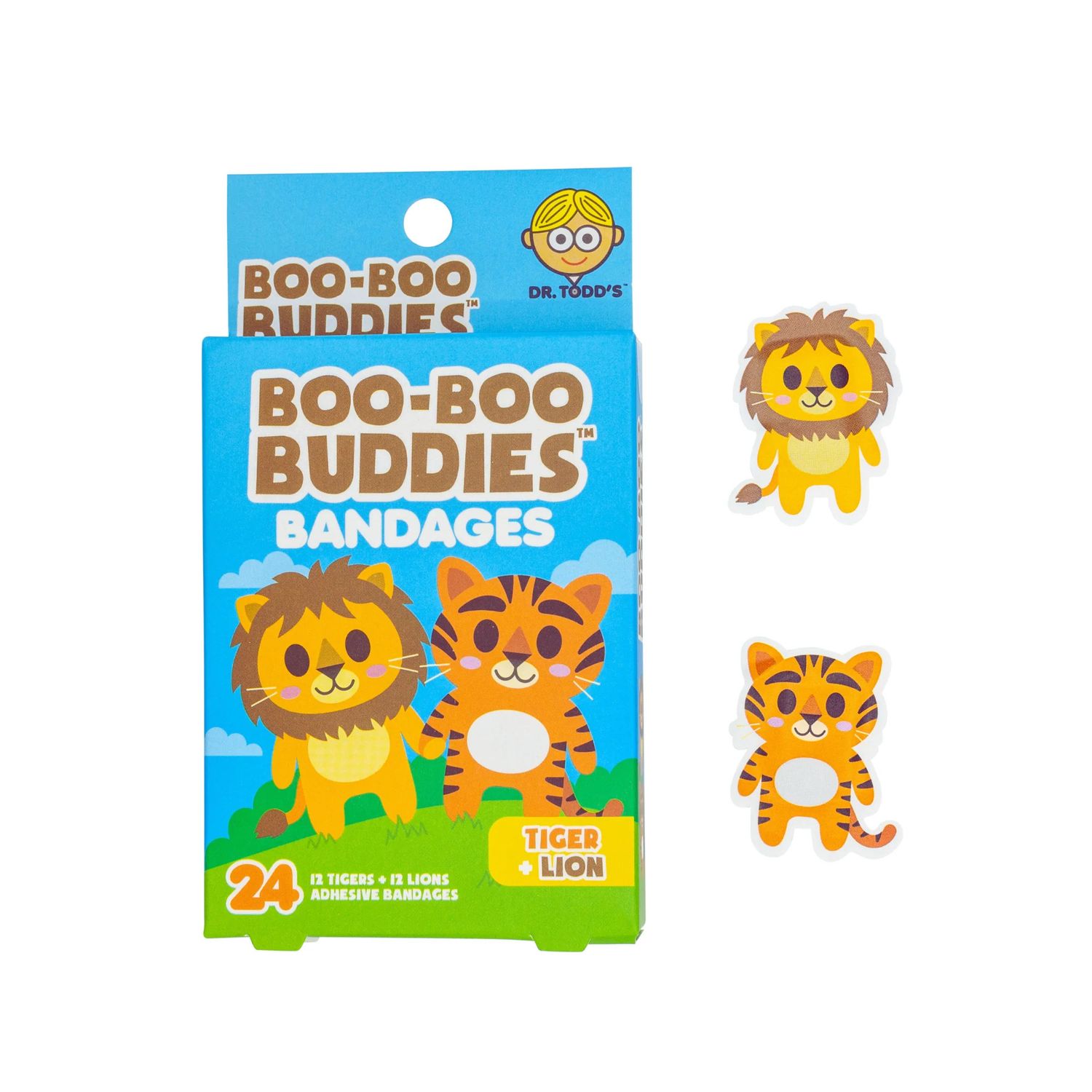 Boo-Boo Buddies Tiger and Lion Bandages