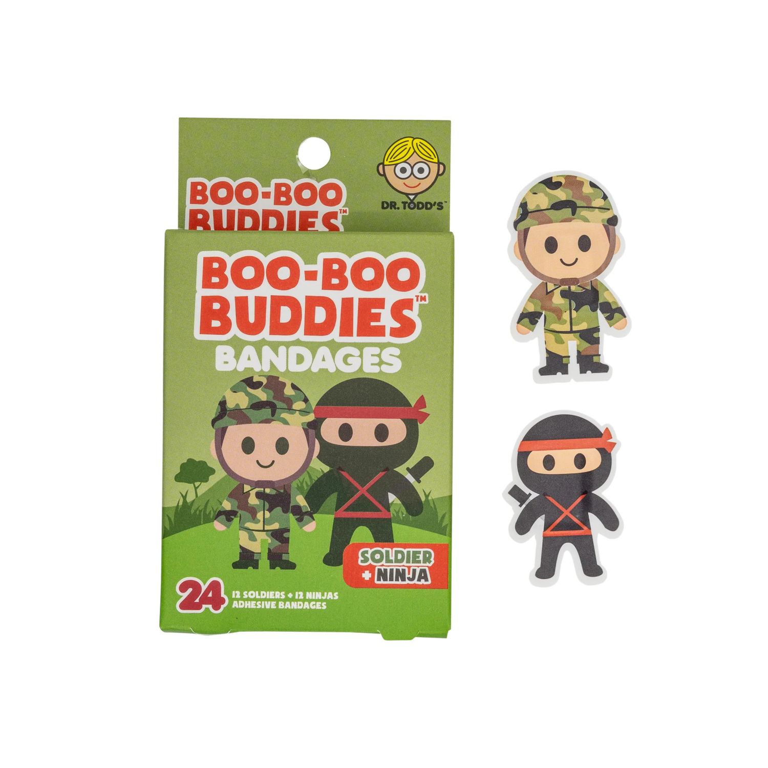 Boo-Boo Buddies Soldier and Ninja Bandages