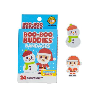 Boo-Boo Buddies Snowman and Santa Bandages