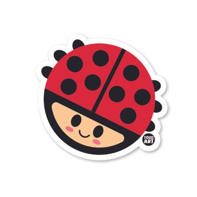 Boo-Boo Buddies Ladybug Vinyl Sticker