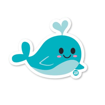 Boo-Boo Buddies Whale Sticker