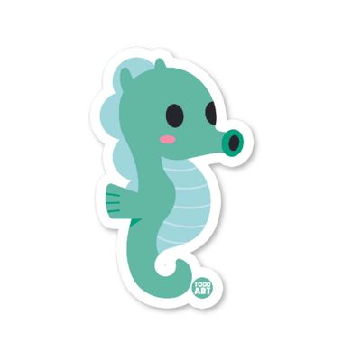Boo-Boo Buddies Seahorse Sticker