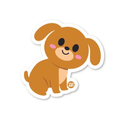 Boo-Boo Buddies Dog Vinyl Sticker