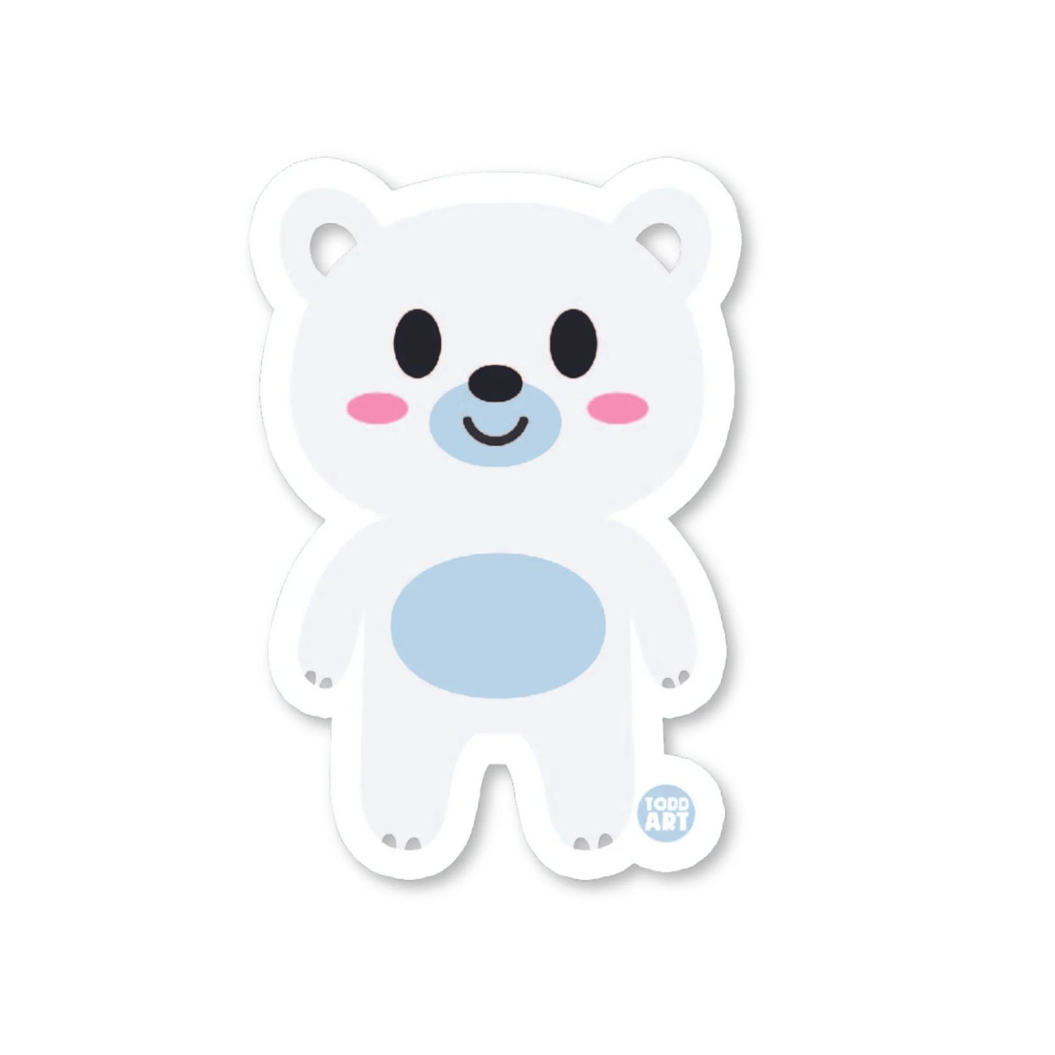 Boo-Boo Buddies Polar Bear Vinyl Sticker