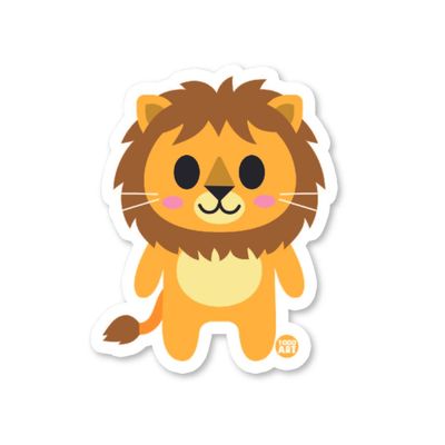 Boo-Boo Buddies Lion Vinyl Sticker