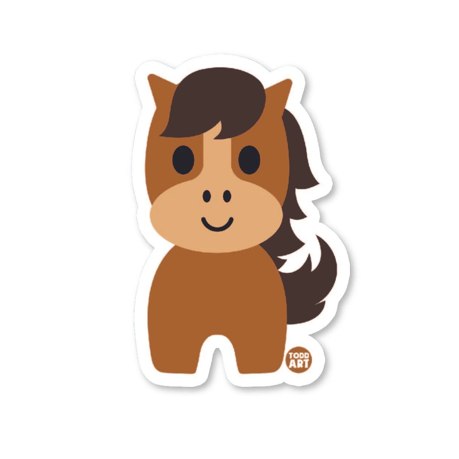 Boo-Boo Buddies Horse Vinyl Sticker