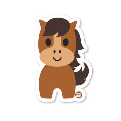 Boo-Boo Buddies Horse Vinyl Sticker