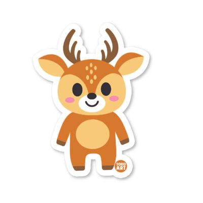 Boo-Boo Buddies Deer Vinyl Sticker
