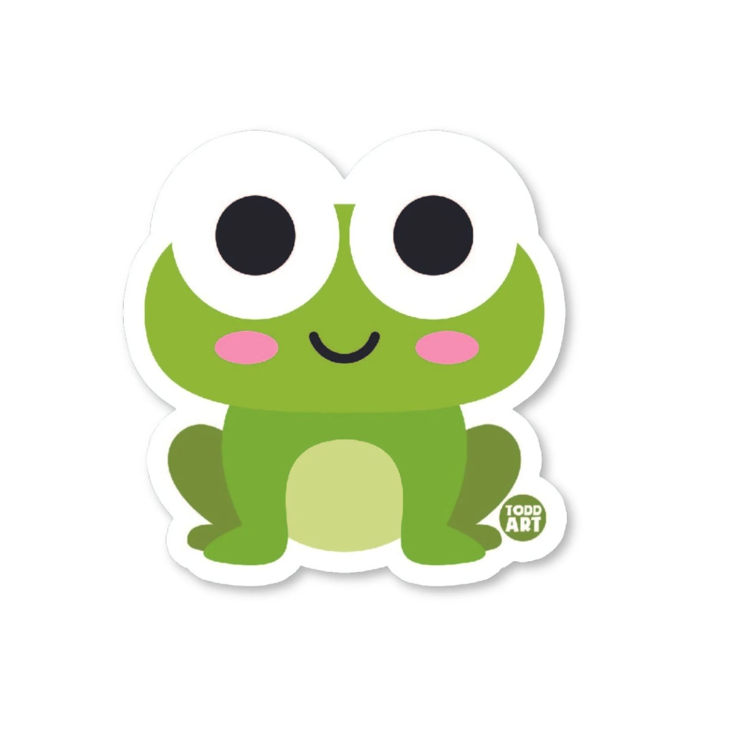 Boo-Boo Buddies Frog Vinyl Sticker