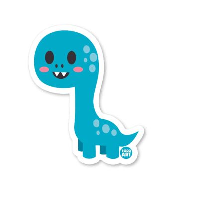 Boo-Boo Buddies Dinosaur Vinyl Sticker