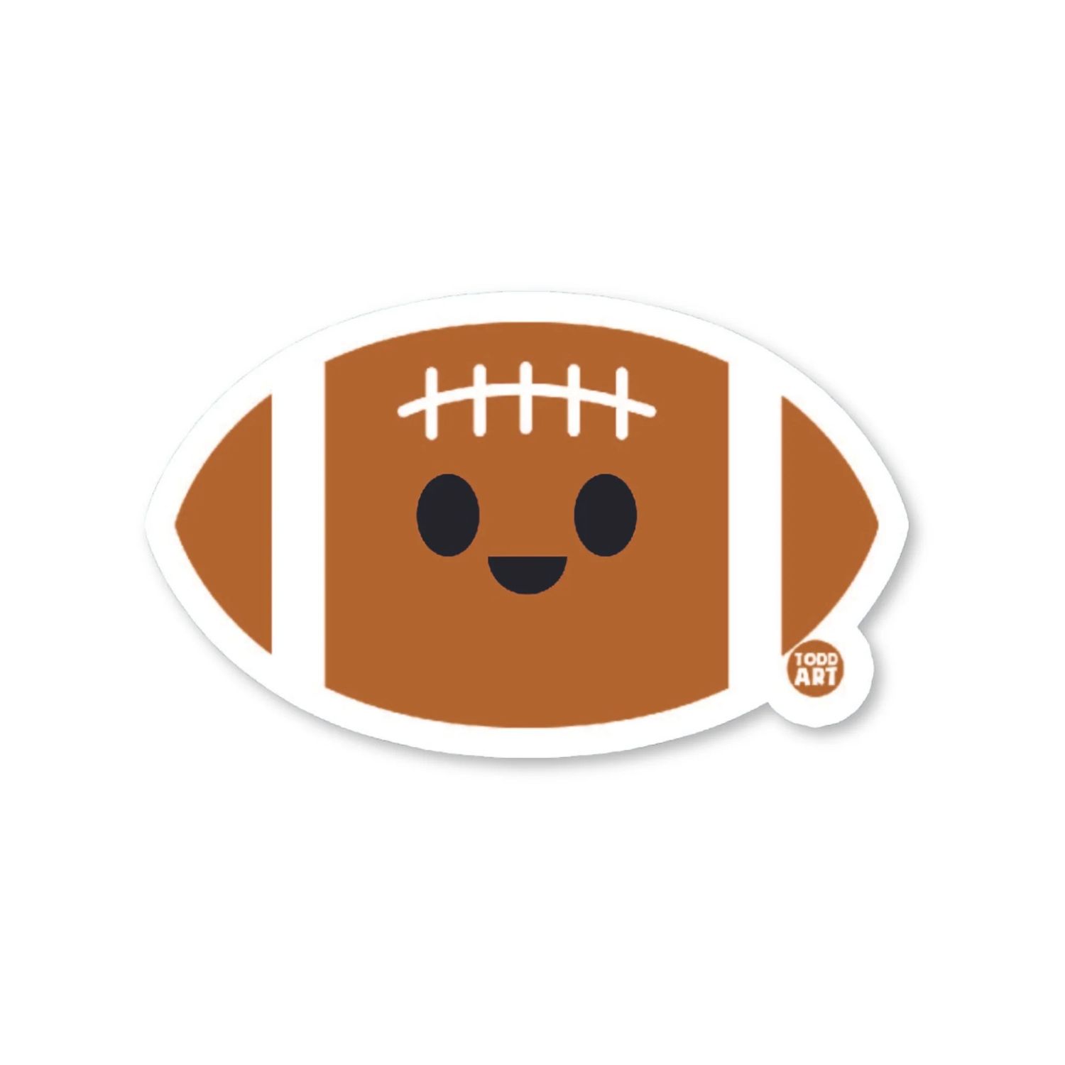 Boo-Boo Buddies Football Vinyl Sticker