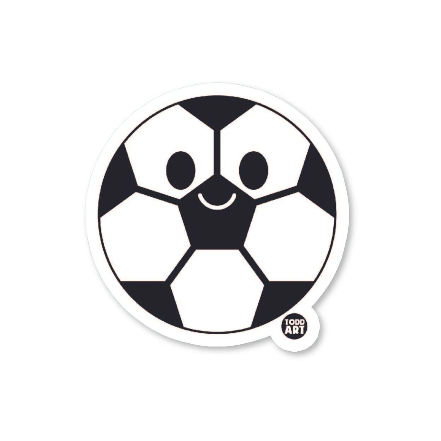 Boo-Boo Buddies Soccer Ball Sticker