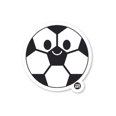 Boo-Boo Buddies Soccer Ball Sticker