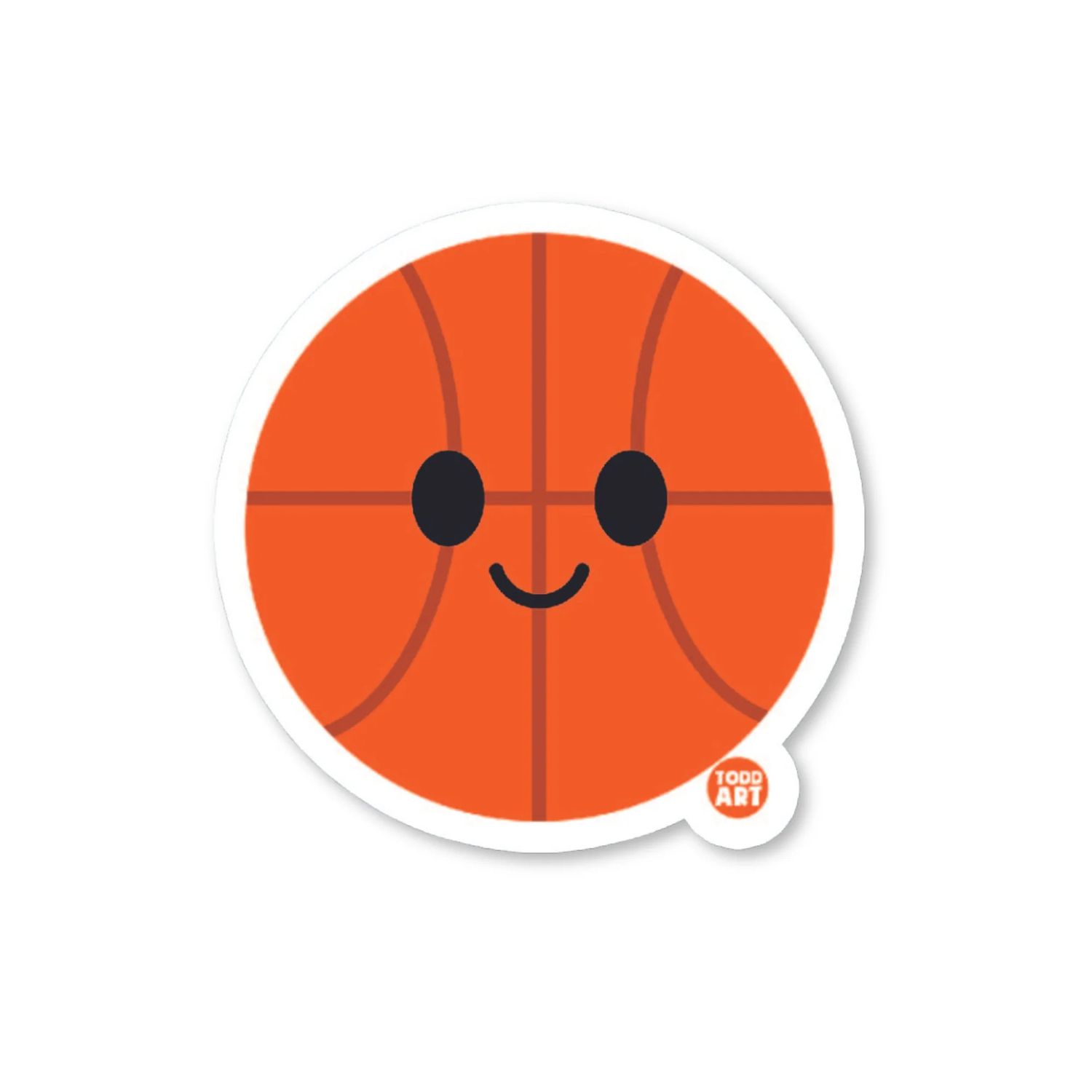 Boo-Boo Buddies Basketball Vinyl Sticker