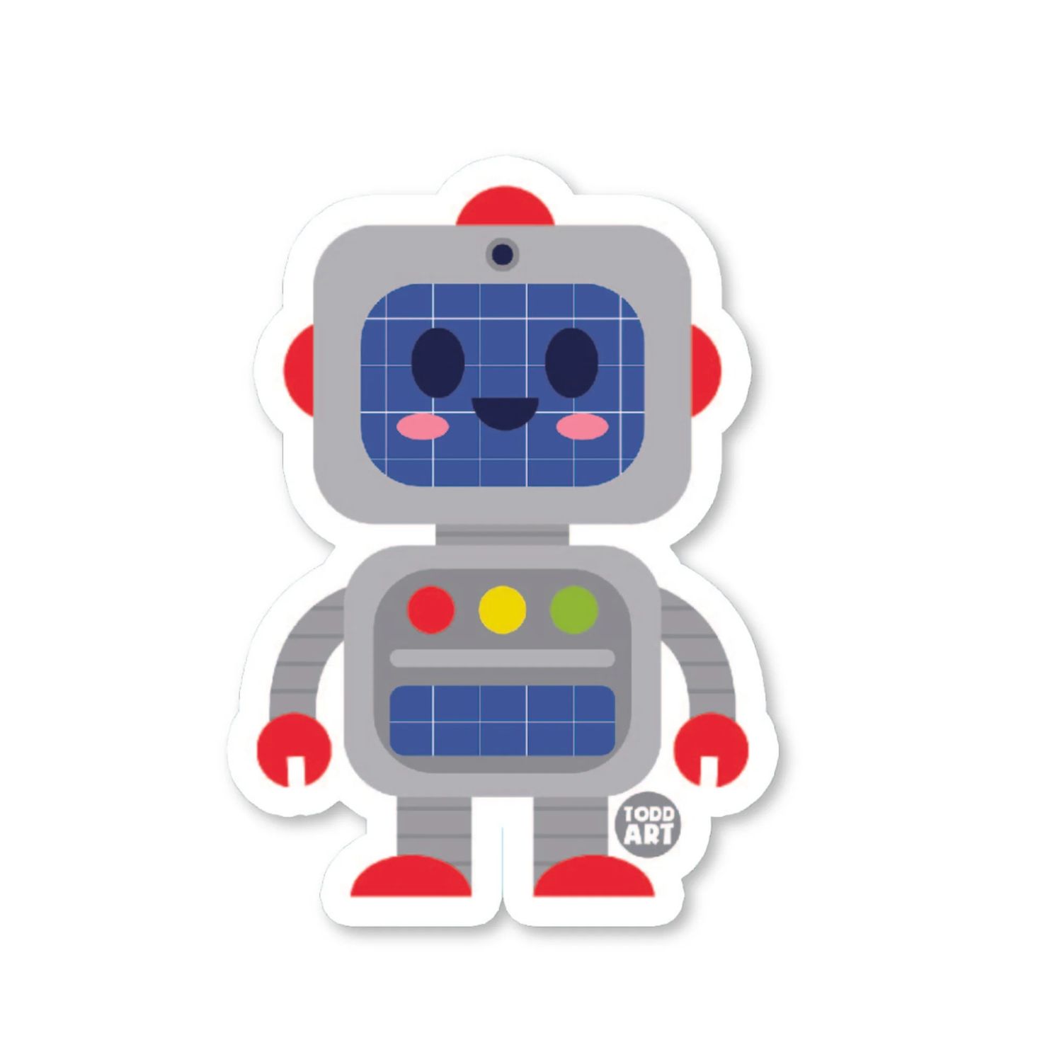Boo-Boo Buddies Robot Sticker