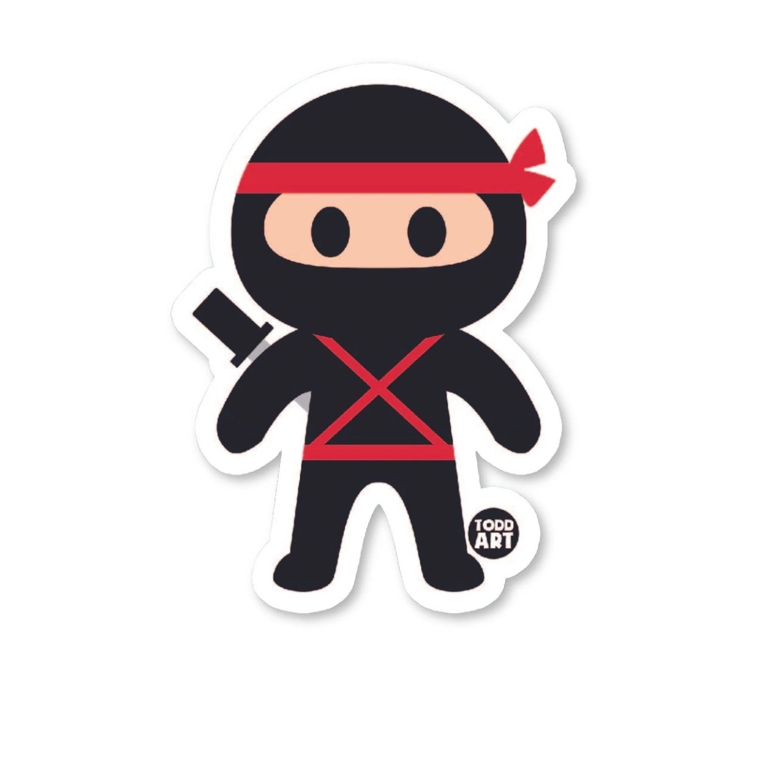 Boo-Boo Buddies Ninja Sticker