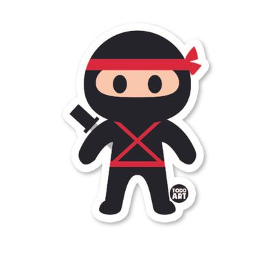Boo-Boo Buddies Ninja Sticker