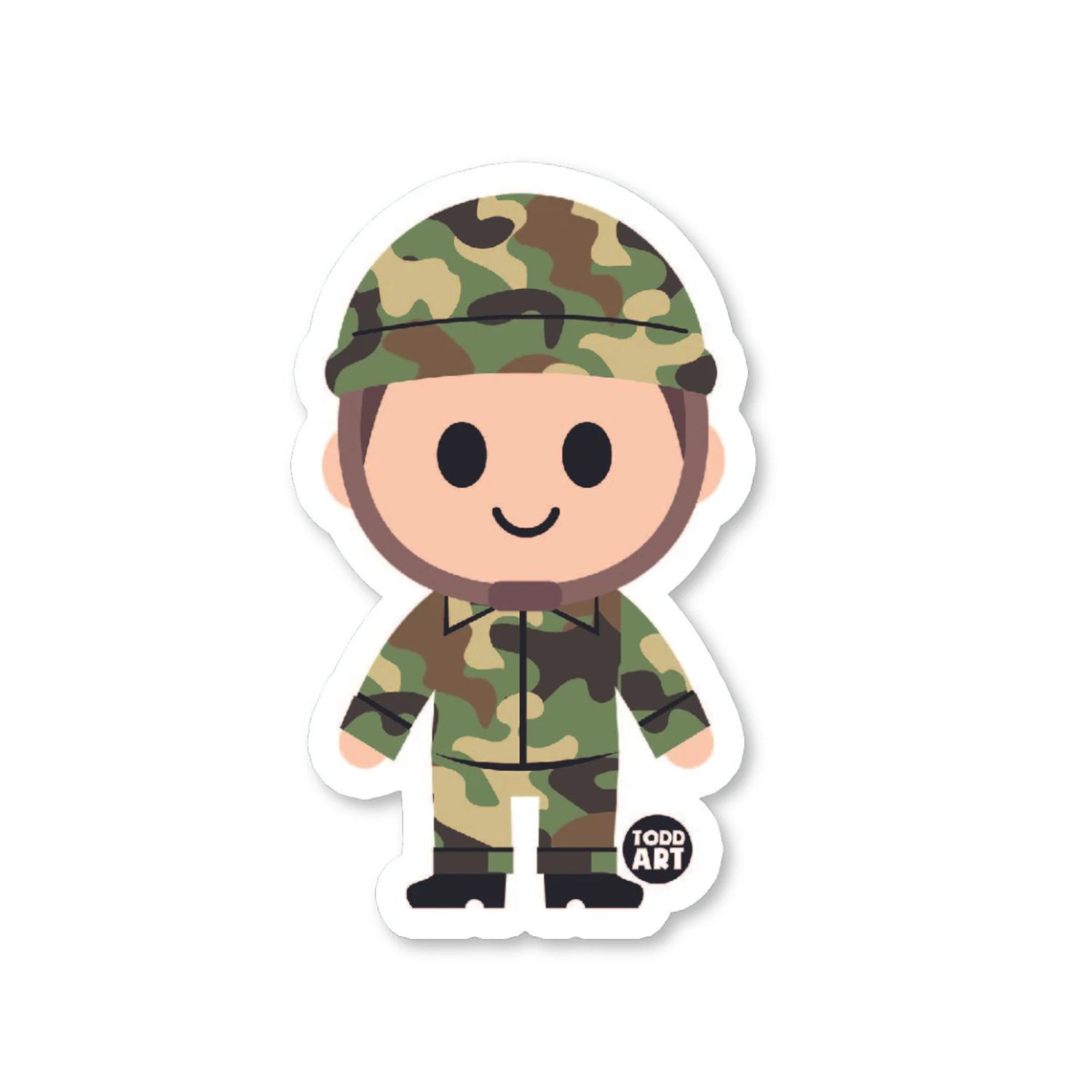 Boo-Boo Buddies Soldier Sticker