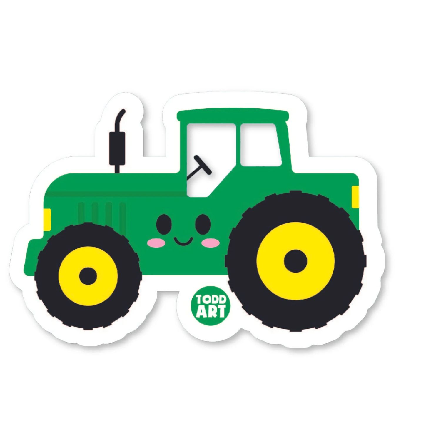 Boo-Boo Buddies Tractor Sticker