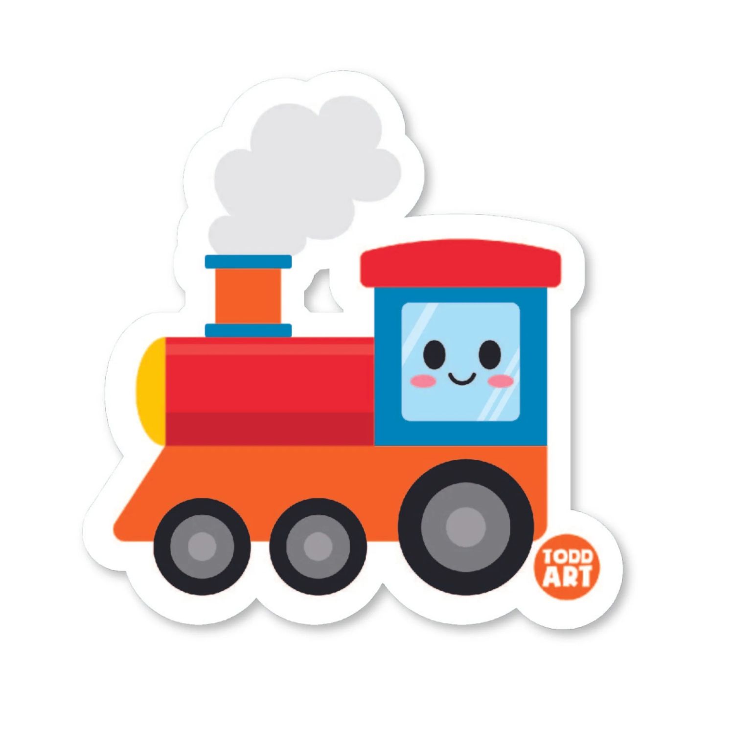 Boo-Boo Buddies Train Sticker
