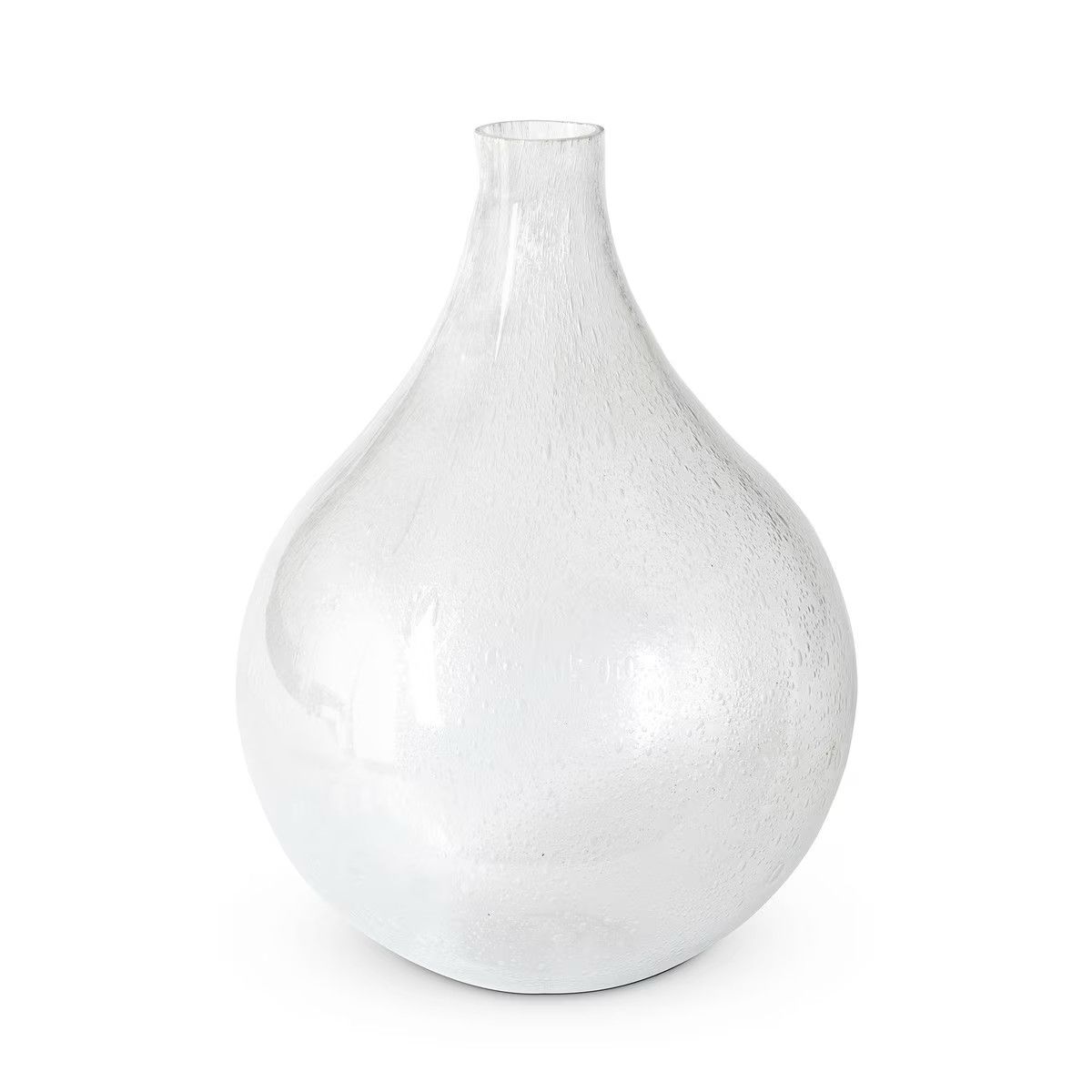 Raindrop Glass Oversized Bottle Vase 22.25 in