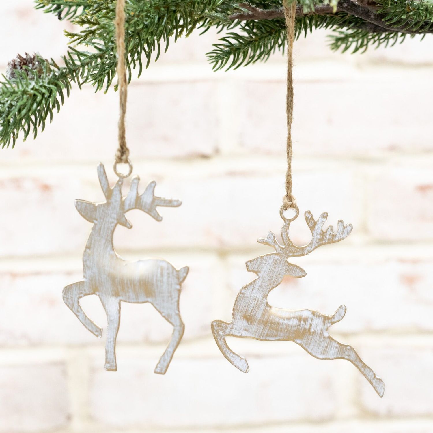 Gold Deer Ornaments