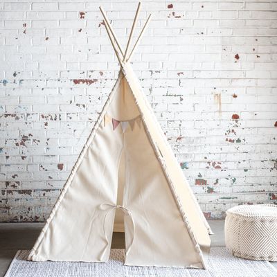 Natural Fabric Teepee