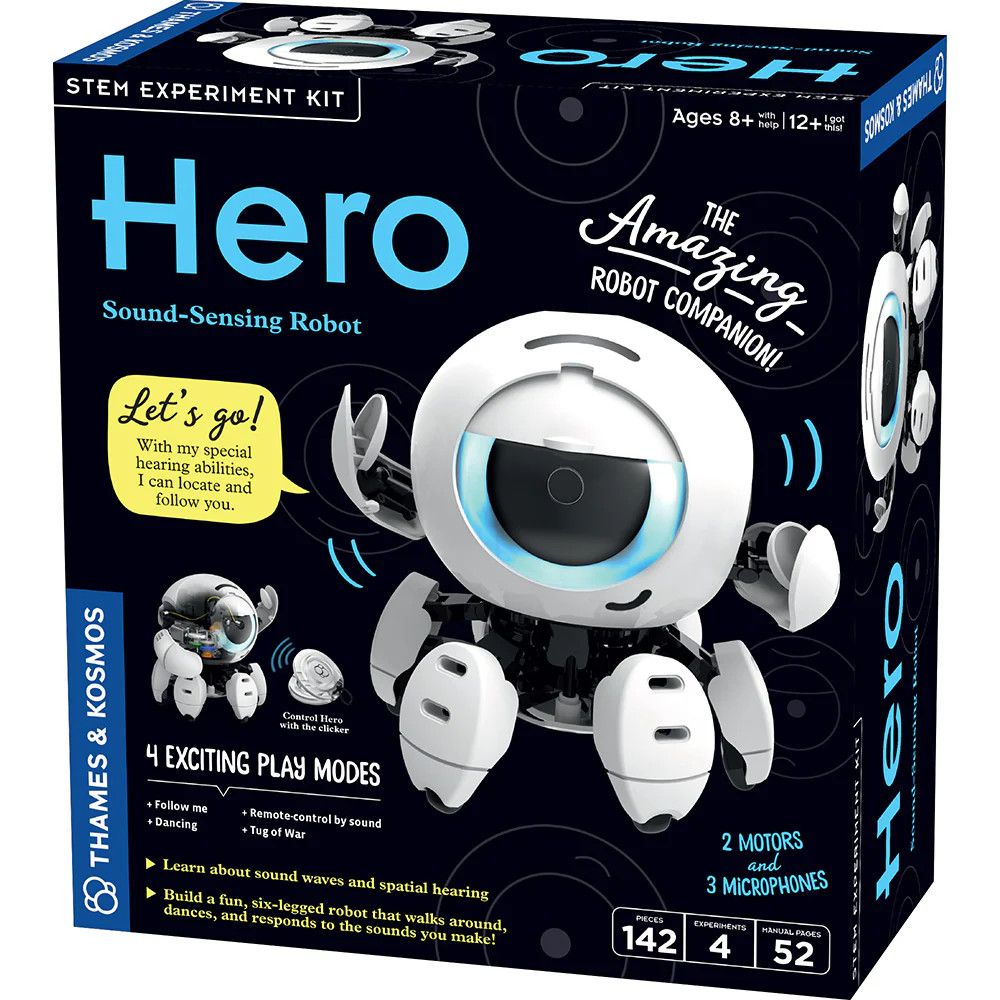 Hero The Sound Sensing Robot - STEM Experiment Kit