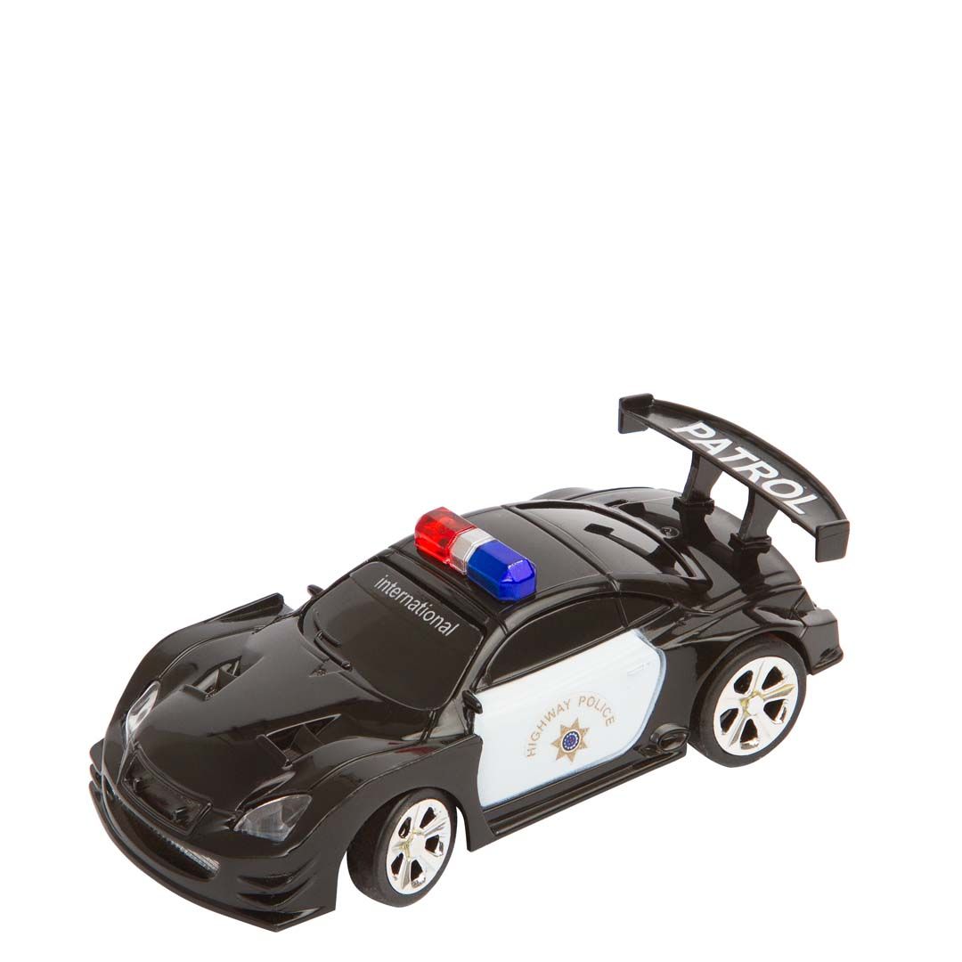 Invento RC Police Mini Racer - Black &amp; White