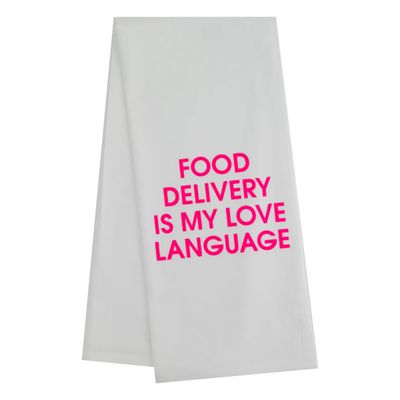 Food Delivery Tea Towel