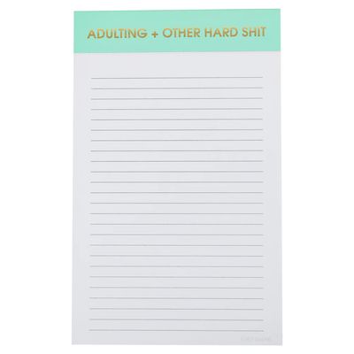 Adulting + Other Hard Shit Notepad