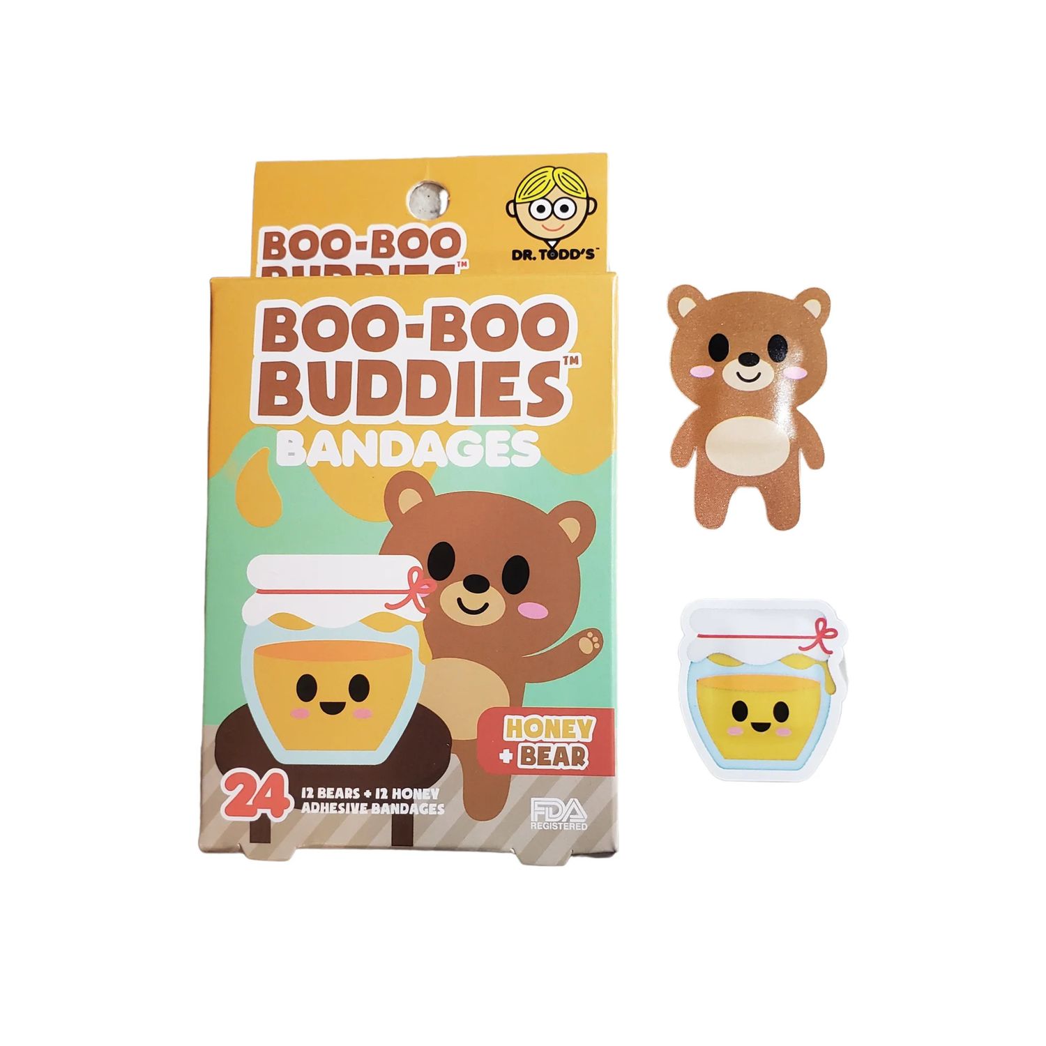 Boo-Boo Buddies Honey and Bear Bandages