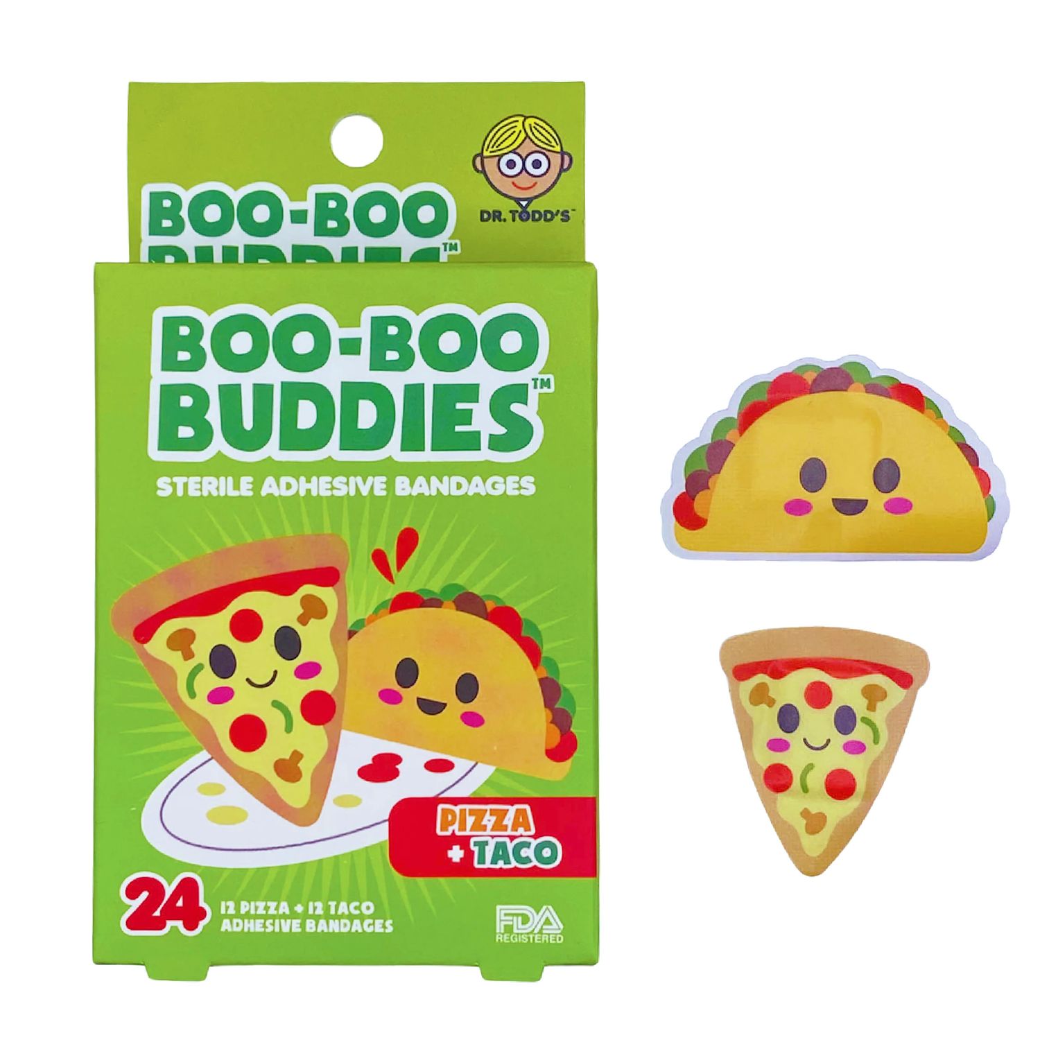 Boo-Boo Buddies Pizza and Taco Bandages