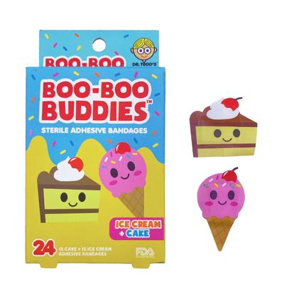 Boo-Boo Buddies Ice Cream and Cake Bandages