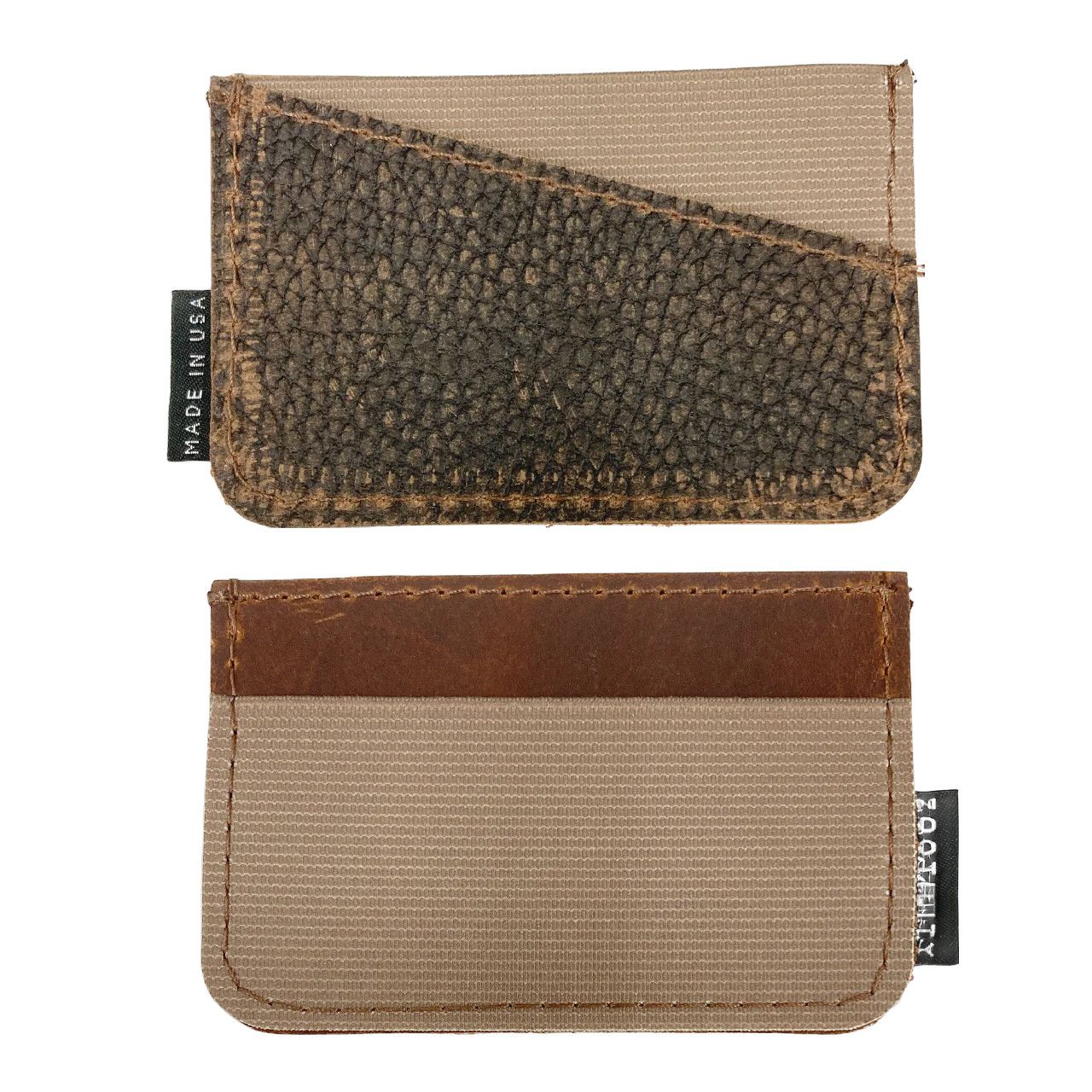 Zootility Leather Card Holder-Tan
