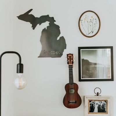 Michigan Home Metal Wall Decor