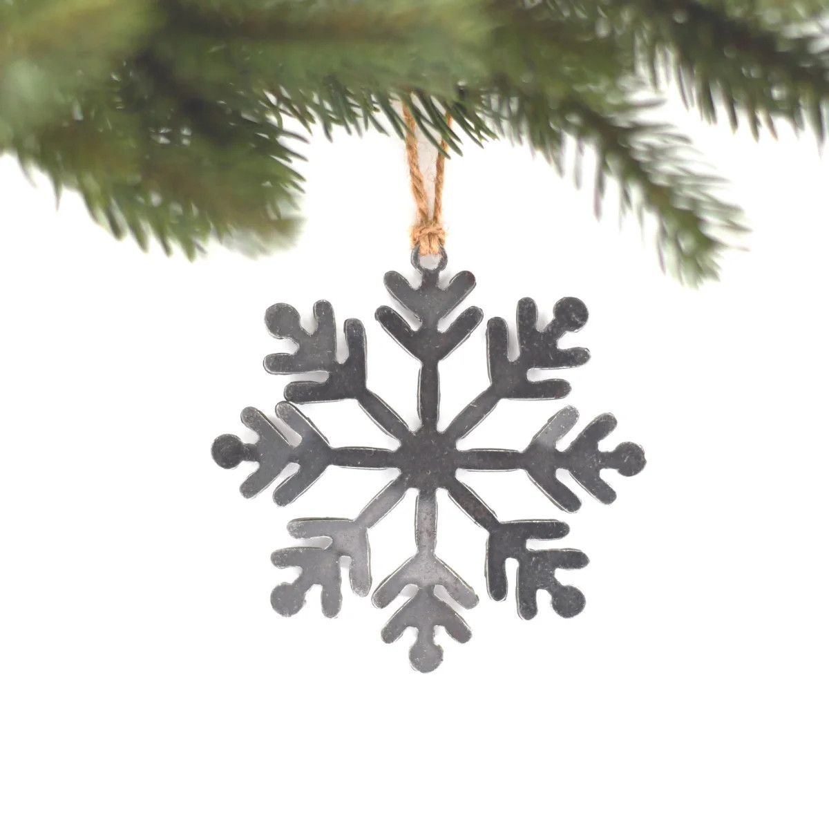 Snowflake Metal Ornament