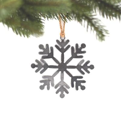 Snowflake Metal Ornament