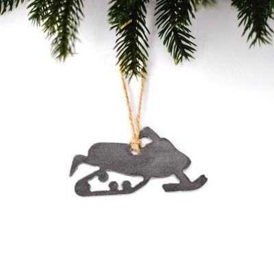 Snowmobile Metal Ornament