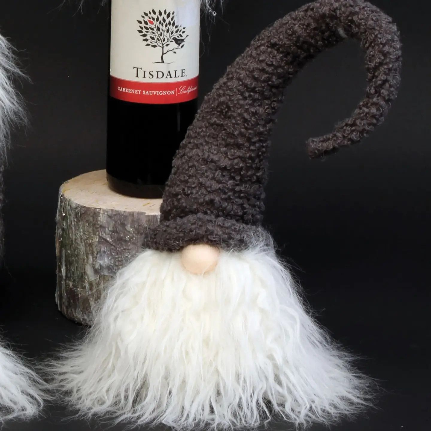 Plush Santa Gnome with Grey Hat-20in