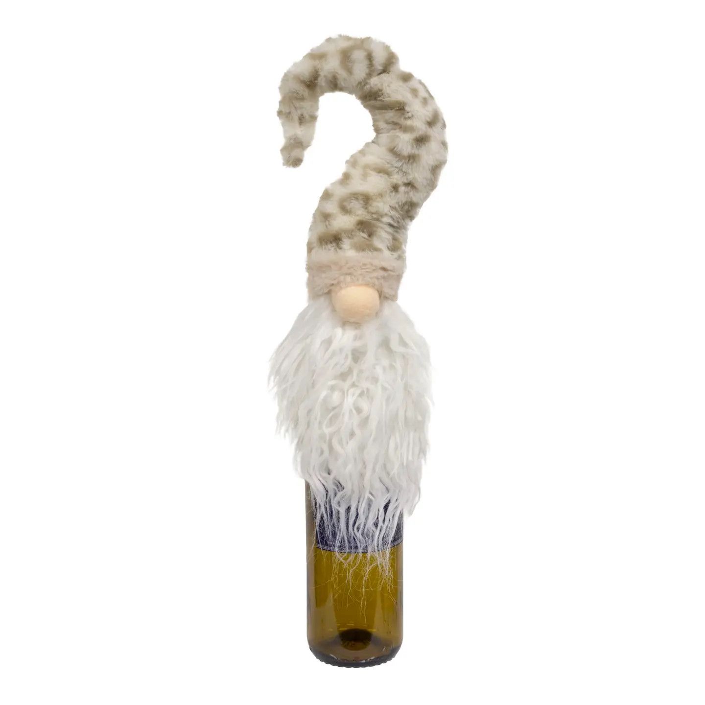Leopard Gnome Bottle Topper - 21 in