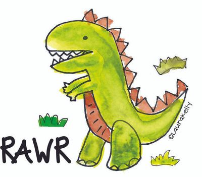Laura Kelly Designs - Rawr T-Rex