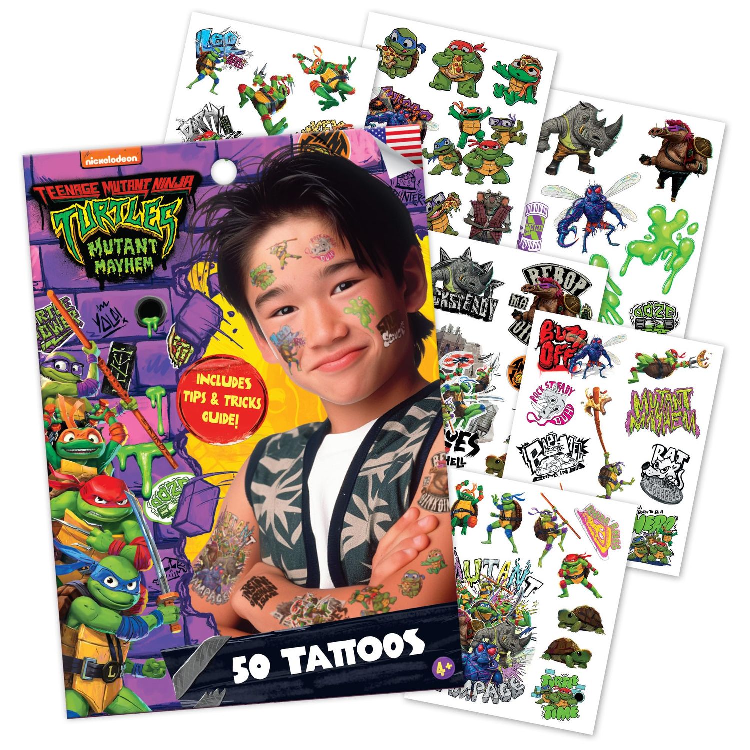 TMNT Mutant Mayhem Tattoo Pouch