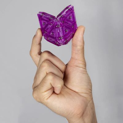 Speks Geode Magnetic Fidget Pyramid Set - Quartz