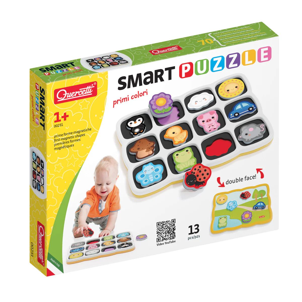 Quercetti Smart Puzzle - First Colors