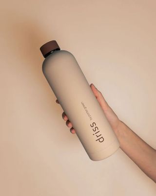 Insulated Stainless Steel Water Bottle - Latte + Donkey - Driss