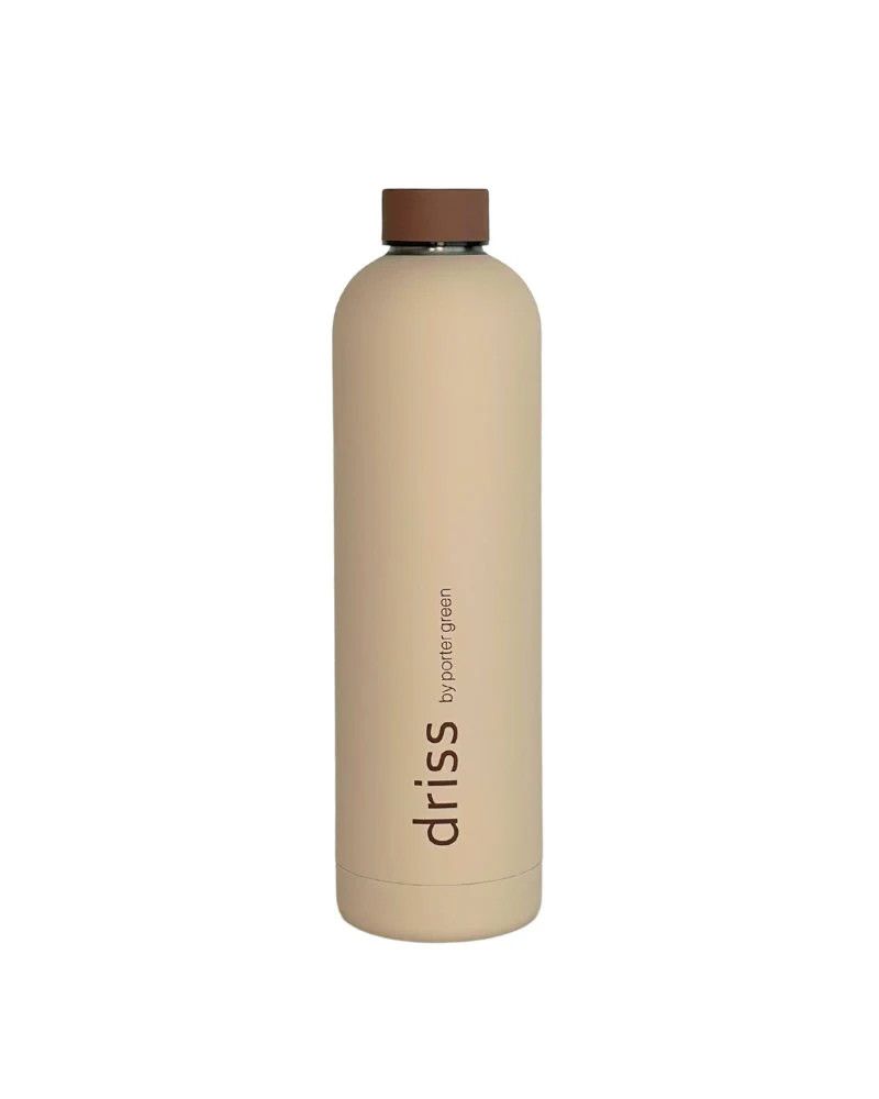 Insulated Stainless Steel Water Bottle - Latte + Donkey - Driss