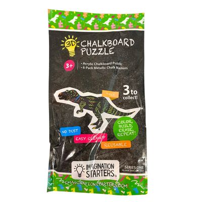 Imagination Starters 3D Puzzle + Markers - T-Rex