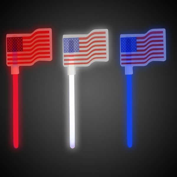 Glow USA Flags