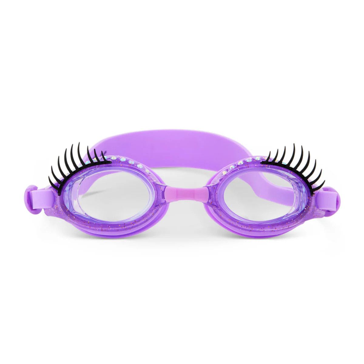 Bling2o Glitter &amp; Stone Splash Lash Youth Swim Goggle - Purple Polish